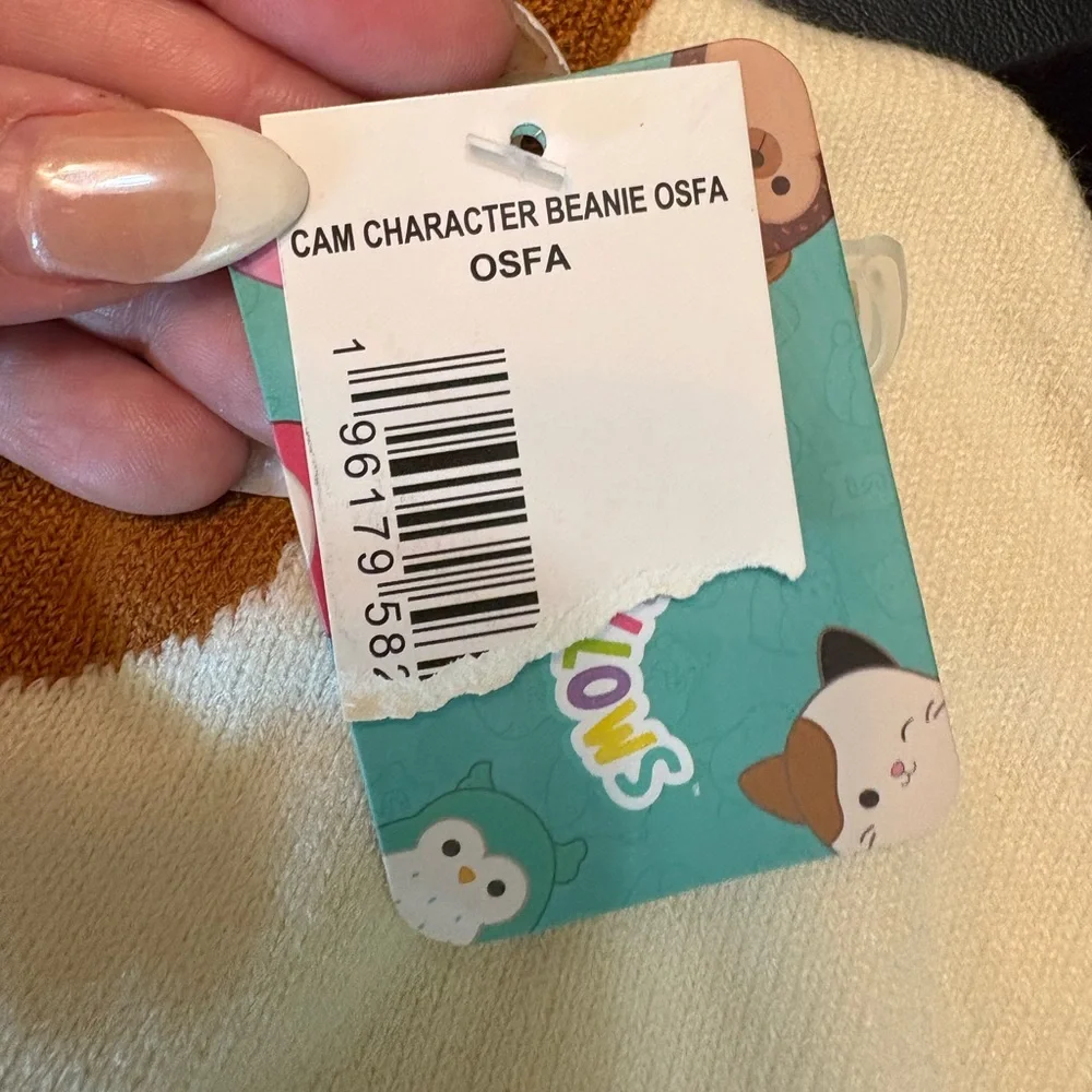 Squishmallows toboggan Cam NWT